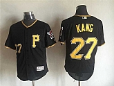 Pittsburgh Pirates #27 Jung-ho Kang Black 2016 Flexbase Collection Stitched Jersey,baseball caps,new era cap wholesale,wholesale hats